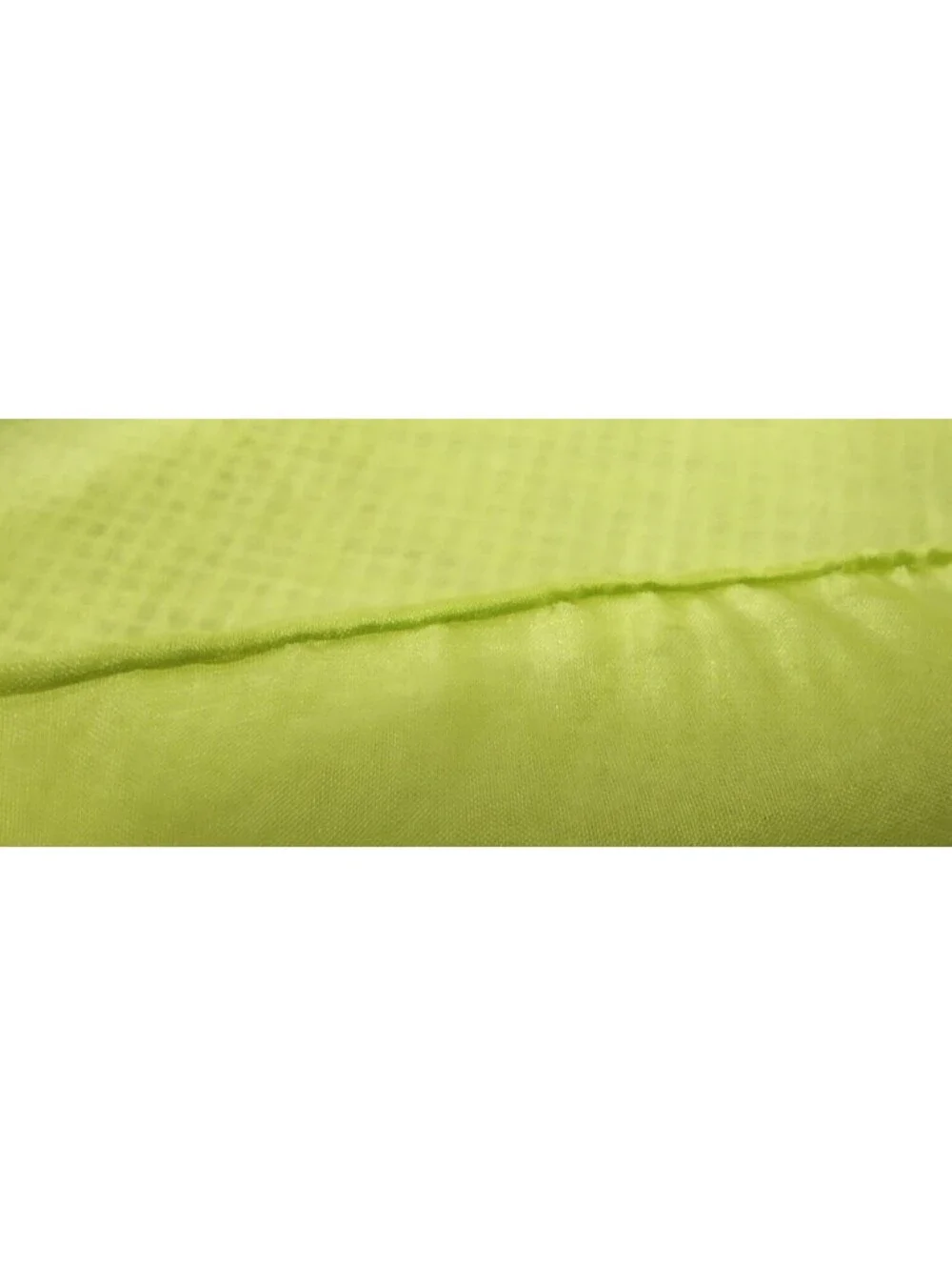 Vintage 1950s 40s PURE SILK HANDKERCHIEF SCARF Neon Chartreuse Vibrant Japan 50s